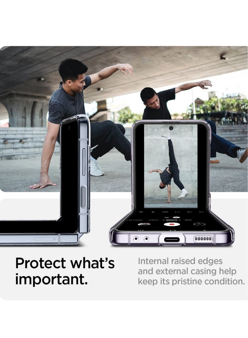 ELTRAZONE designed for Samsung Galaxy Z Flip 4 case cover (2022) - Crystal Clear - Image 3