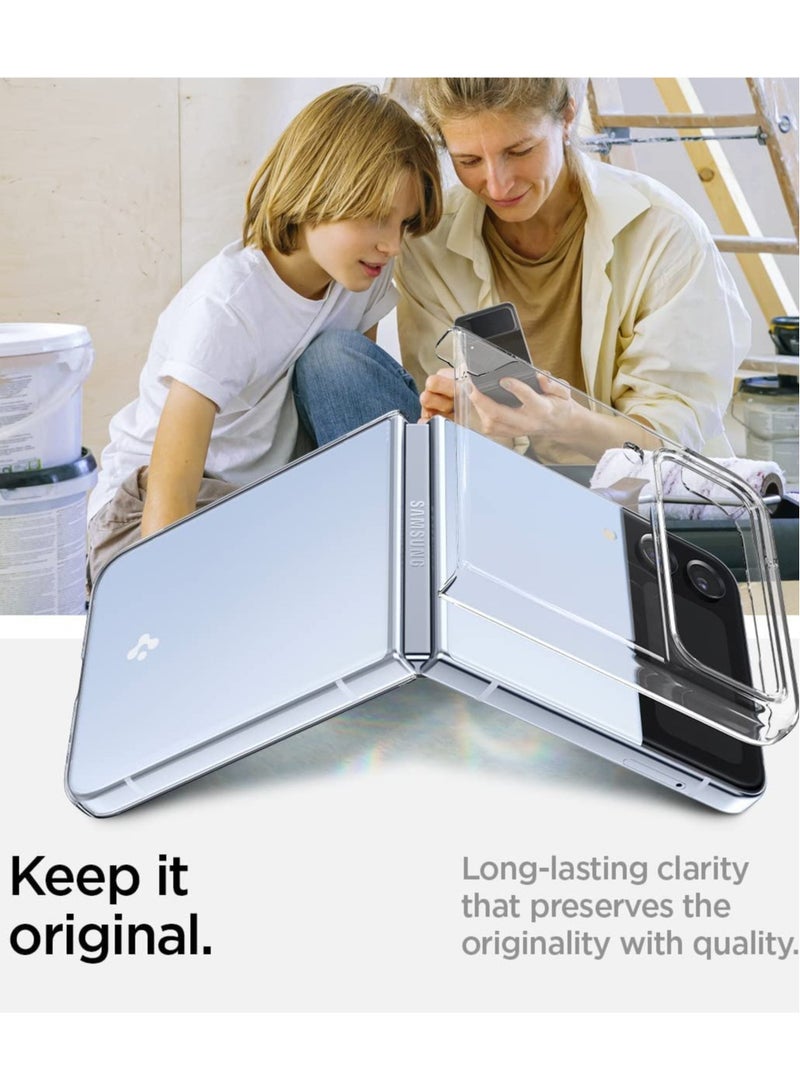 ELTRAZONE designed for Samsung Galaxy Z Flip 4 case cover (2022) - Crystal Clear - Image 2