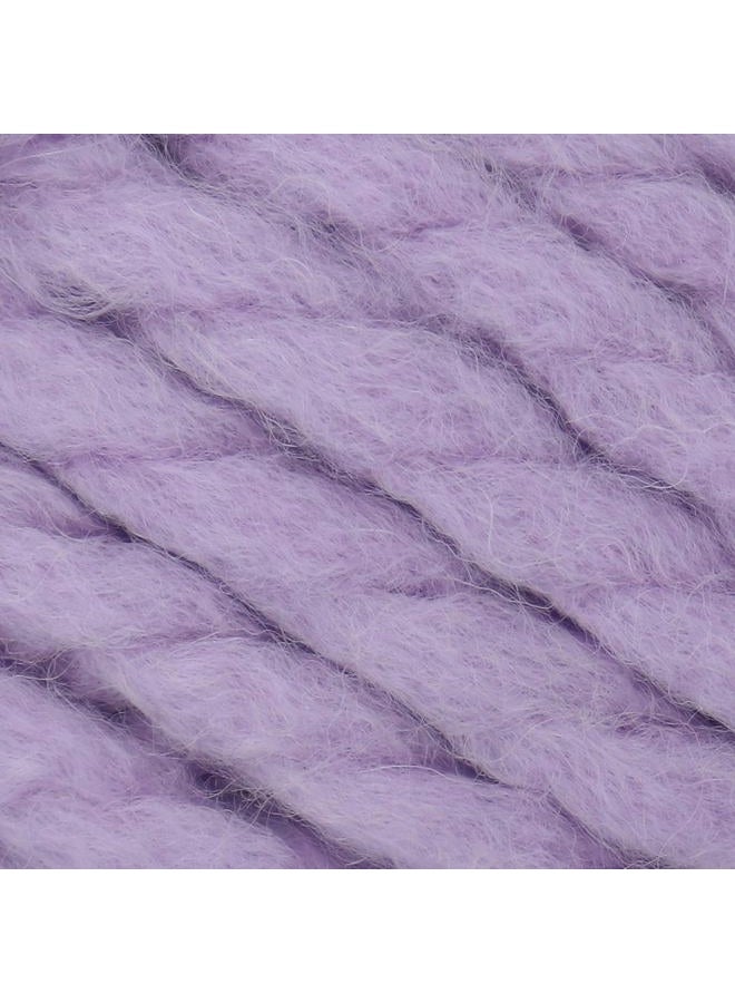 Estako Cozy Thick & Quick Yarn 20% Wool 80% Acrylic Soft Super Bulky Weight #6 Knitting and Crocheting Yarn 3.52 oz (100gr) 65 yds (60 m) (50658-Lilac) - Image 2