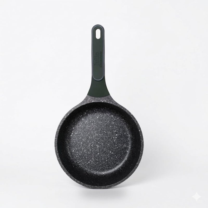 Julia Elite-Pro Frypan Without Lid 26cm Green Granite Non-Stick Forged Cooking Pan With Soft-Touch Handle, Durable Lightweight Skillet For Daily Use On All Stove Types - Image 3