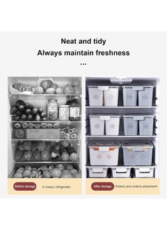 Y&D Kitchen Food Vegetable Portable Large Storage 4 Compartment Storage Box  - Image 2