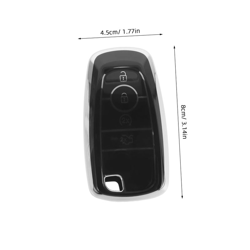 TPU Car Key Fob Cover Protector Scratch Resistant for Mondeo Edge Explorer Models - Image 3