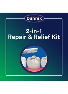 Dentek Dentek Temparin Max Repair Kit, 13+ Repairs, 2.64 Grams (Pack of 6)  - Image 3