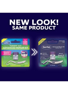 Dentek Dentek Temparin Max Repair Kit, 13+ Repairs, 2.64 Grams (Pack of 6)  - Image 2