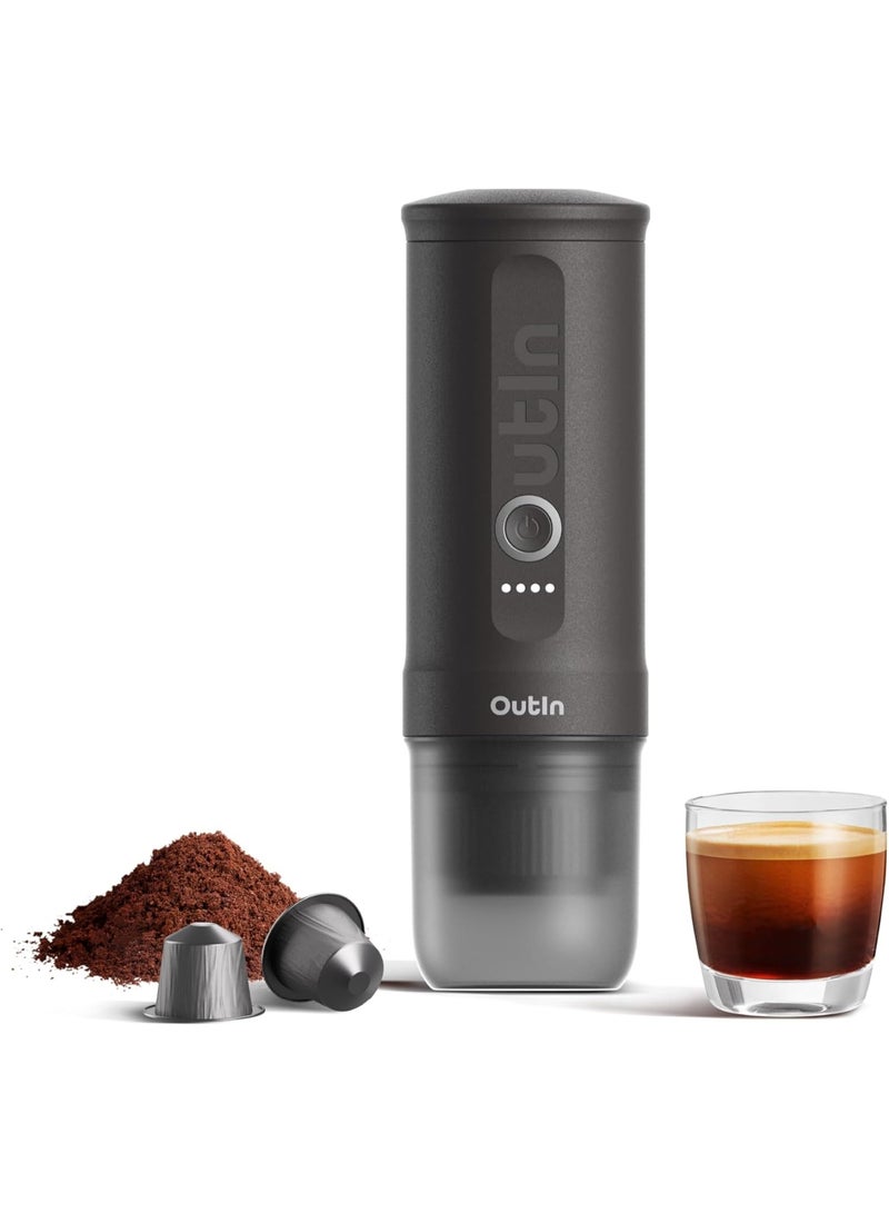 Outin Nano Portable Espresso Machine- Grey - Image 1