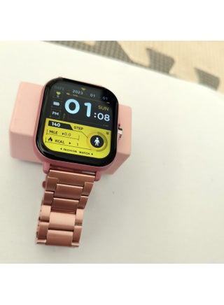 Y13 Smart Watch 1.83-inch/GT20 Bracelet Heart Rate Monitoring Bluetooth Call Touch Screen Smart Bracelet-Color:Powder Glue + Powder Three Beads Steel Belt - pzsku/ZCC3F609685E5B6D34F0DZ/45/1745979476/6defa08d-b93e-4a69-8923-dc962a4d4232