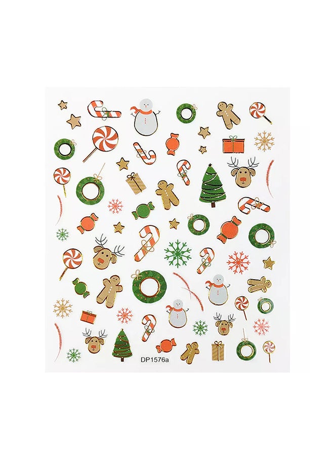 brunson ملصقات تصميم ثلاثي الأبعاد لتزيين الأظافر dp1576a - Image 1