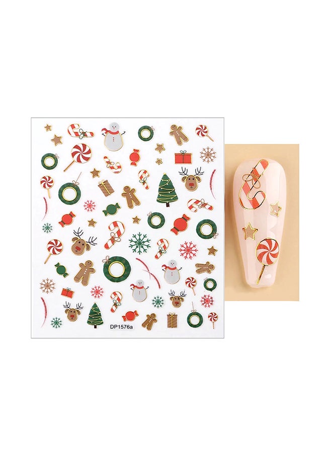 brunson ملصقات تصميم ثلاثي الأبعاد لتزيين الأظافر dp1576a - Image 2