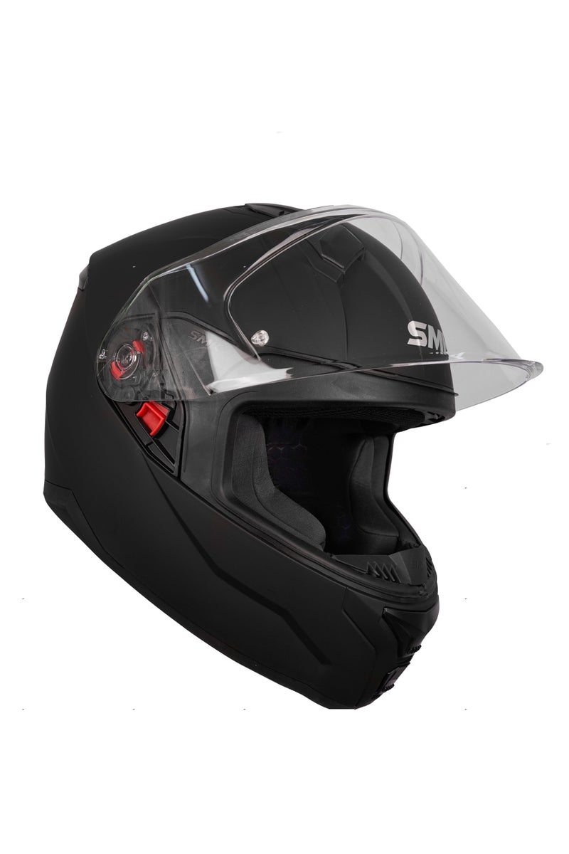 SMK SMK Bionic Adult Solid Matte Black MA200 Full Face Helmet - 70010 - Image 1
