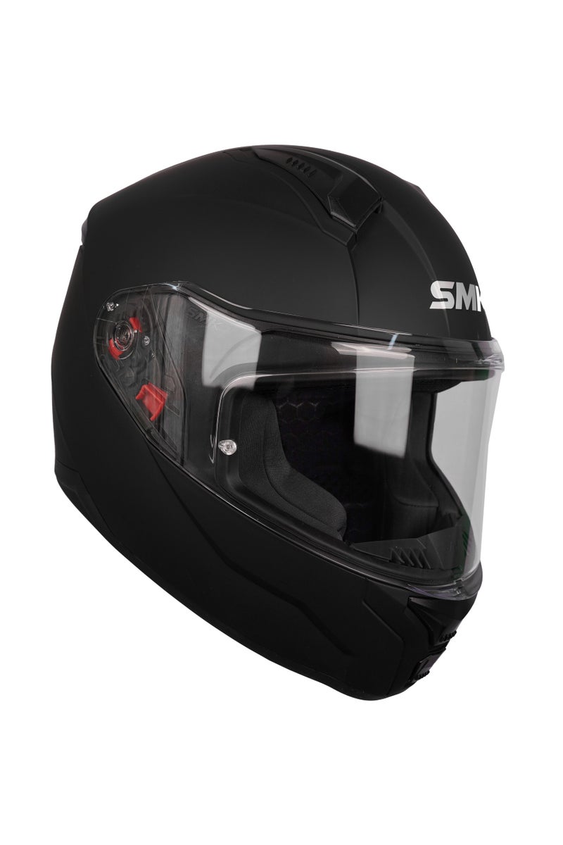 SMK SMK Bionic Adult Solid Matte Black MA200 Full Face Helmet - 70010 - Image 2