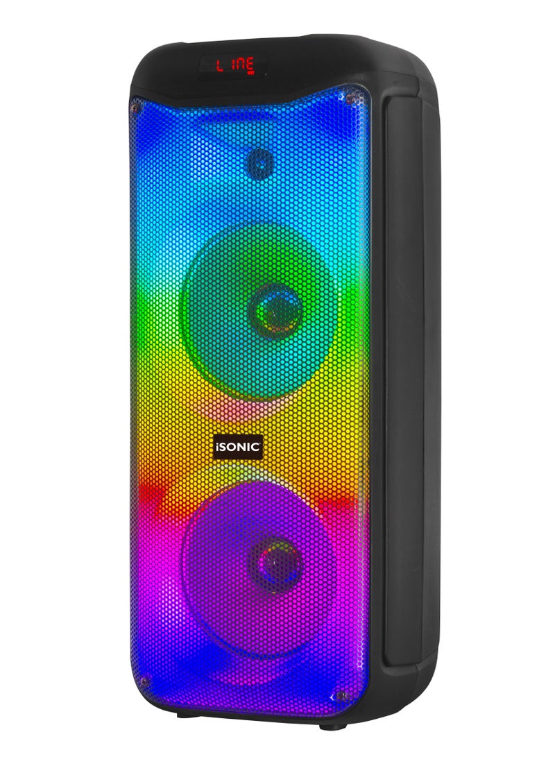 iSONIC مكبر صوت مزدوج للحفلات IS 465 BLACK 25000 PMPO - Image 1