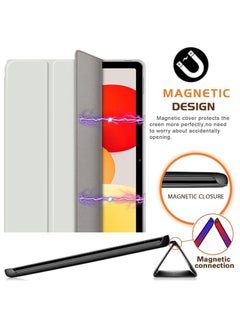 General Case for Xiaomi Redmi Pad SE 11 inch 2023,Slim Drop Protection Tri-Fold Cover with Hard Shell Transparent Back and Pen Holder Stand Smart Cover with Auto Wake/Sleep Function  - Image 4