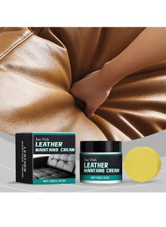 JUE-FISH Leather Care Cream Furniture Leather Boots Coats Sofa Cleaning Care Polishing Leather Care Leather Care and Leather Conditioner  - Image 1