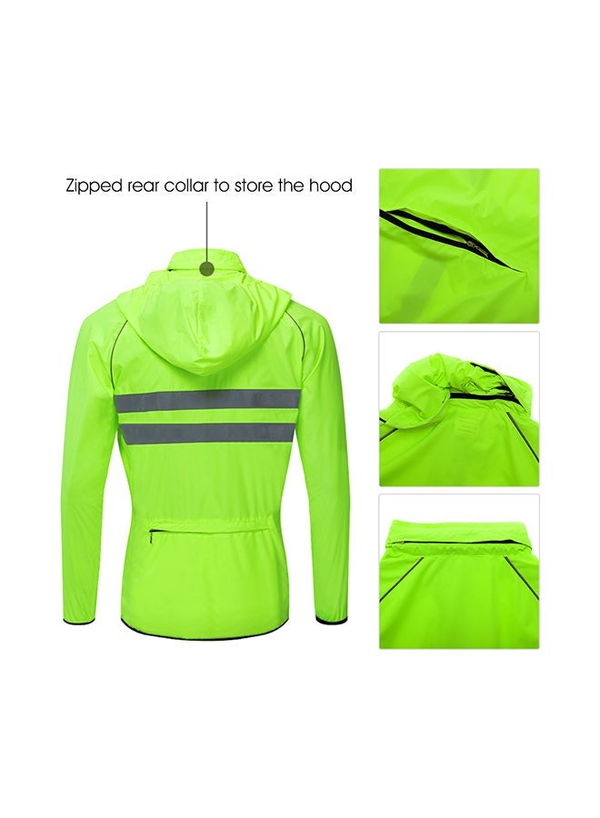 NIBEMINENT Windproof Hooded Breathable Cycling Jacket  - Image 4