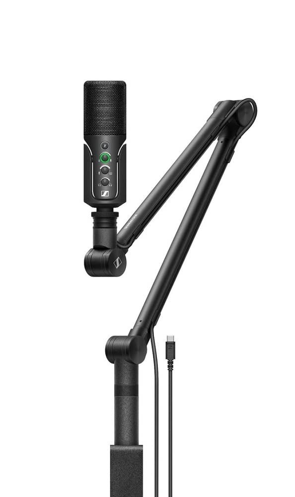 Sennheiser Professional Profile USB Microphone Streaming Set with Boom Arm 3 m USBC Cable Mic Pouch - Image 2