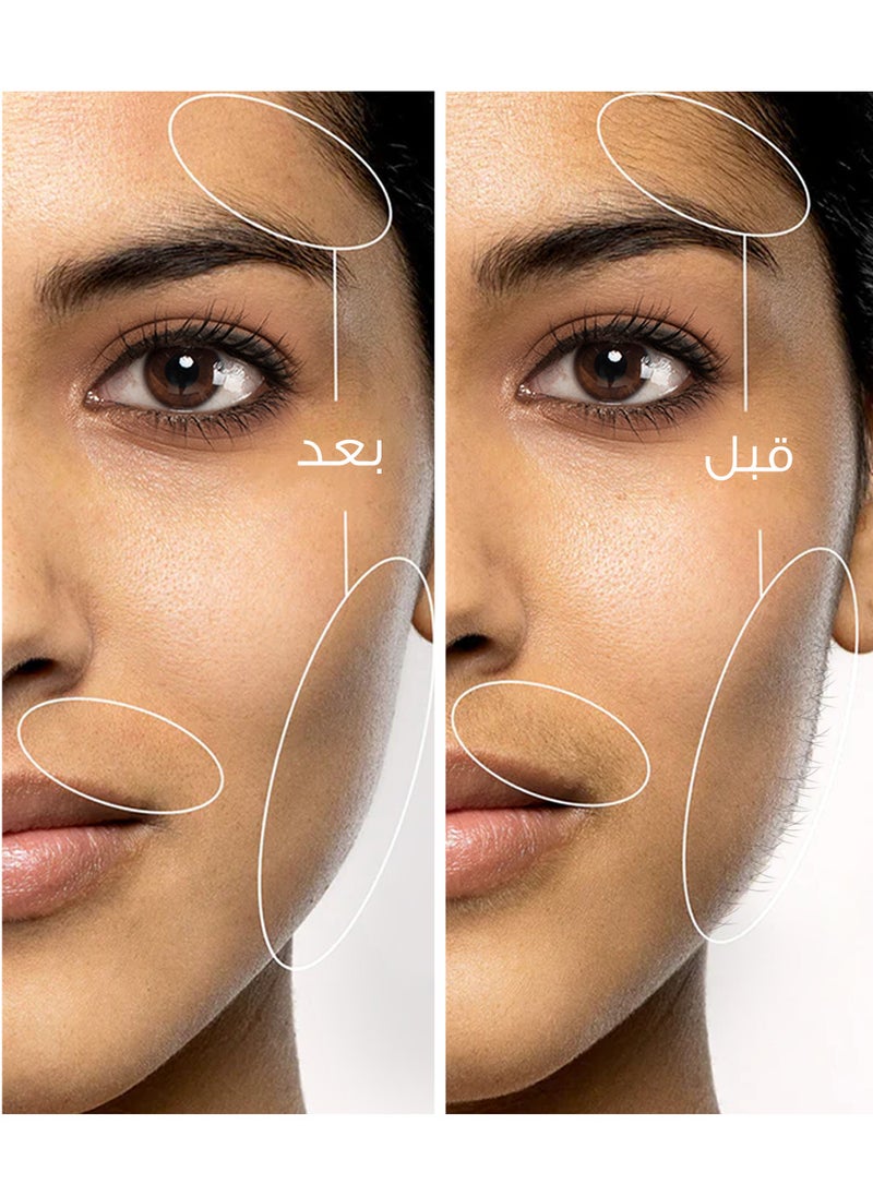 جيفما - جهاز ازالة شعر الوجه الوبري والجسم للاستخدام الرطب والجاف، ماكينة حلاقة وتشذيب، لاسلكية، قابلة لاعادة الشحن - Image 1