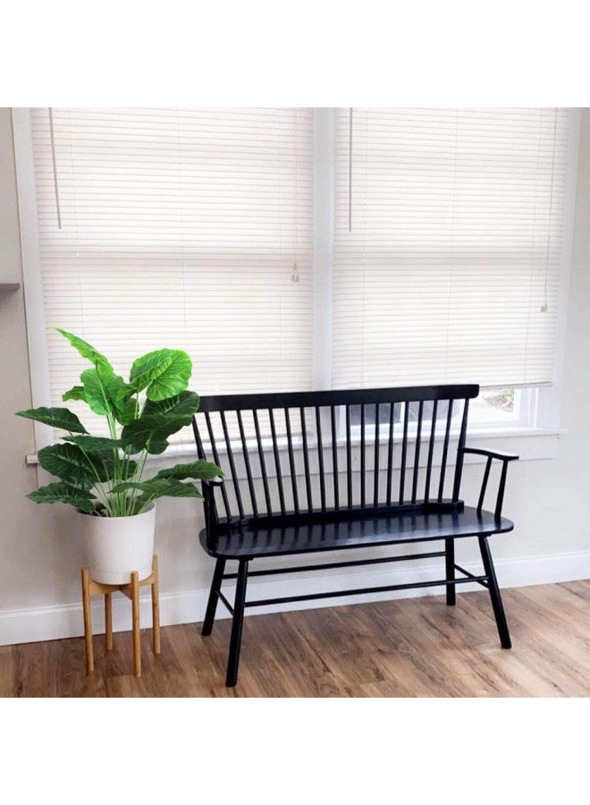 Artificial Monstera Deliciosa Plant，18 Leaves Artificial Tropical Monstera， Faux Fake Monstera Turtle Leaf Tropical Large Palm Tree Leaves Plant Outdoor UV Resistant Plastic Plants (B) - Image 5