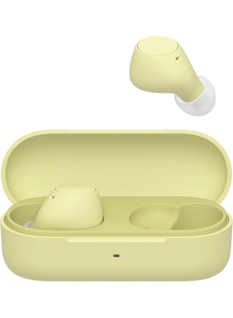 Sony WF-C510 Truly Wireless Earbuds, 22 hours battery life, Clearer hands-free calling, Multipoint Connection, Ambient Sound Mode, IPX4 Water Resistance Yellow - Image 1