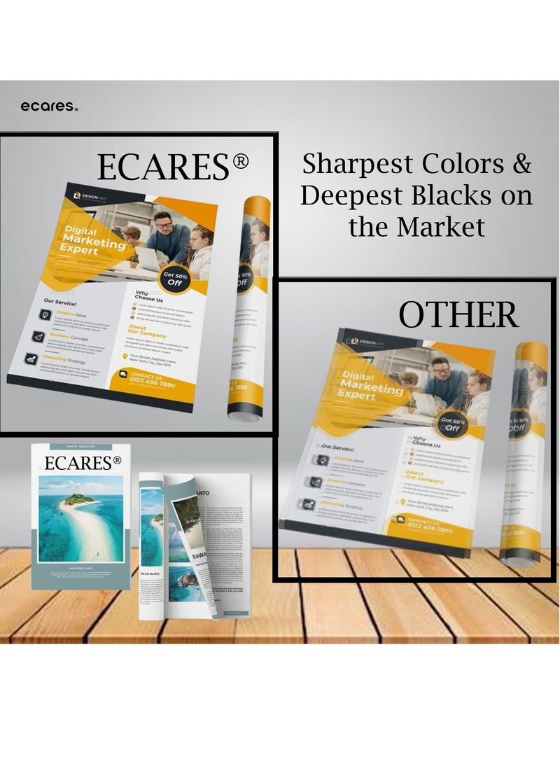 ECARES® 410A Toner Cartridge CE413A Compatible for HP Color Laserjet Pro MFP M452dn M452dw M452nw M477fdw M477fnw M477fdn M377dw Printer(Magenta) - Image 2