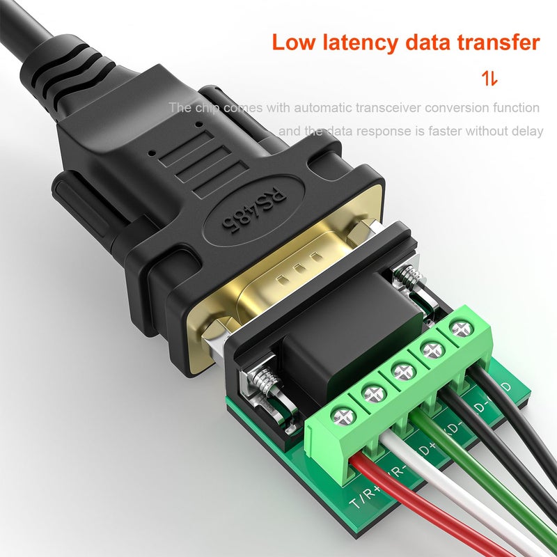 OIKWAN USB to RS485/RS422 Serial Port Converter Adapter Cable with FTDI Chip Supports Windows 11 10 8 7 XP Mac 6 Feet - Image 4