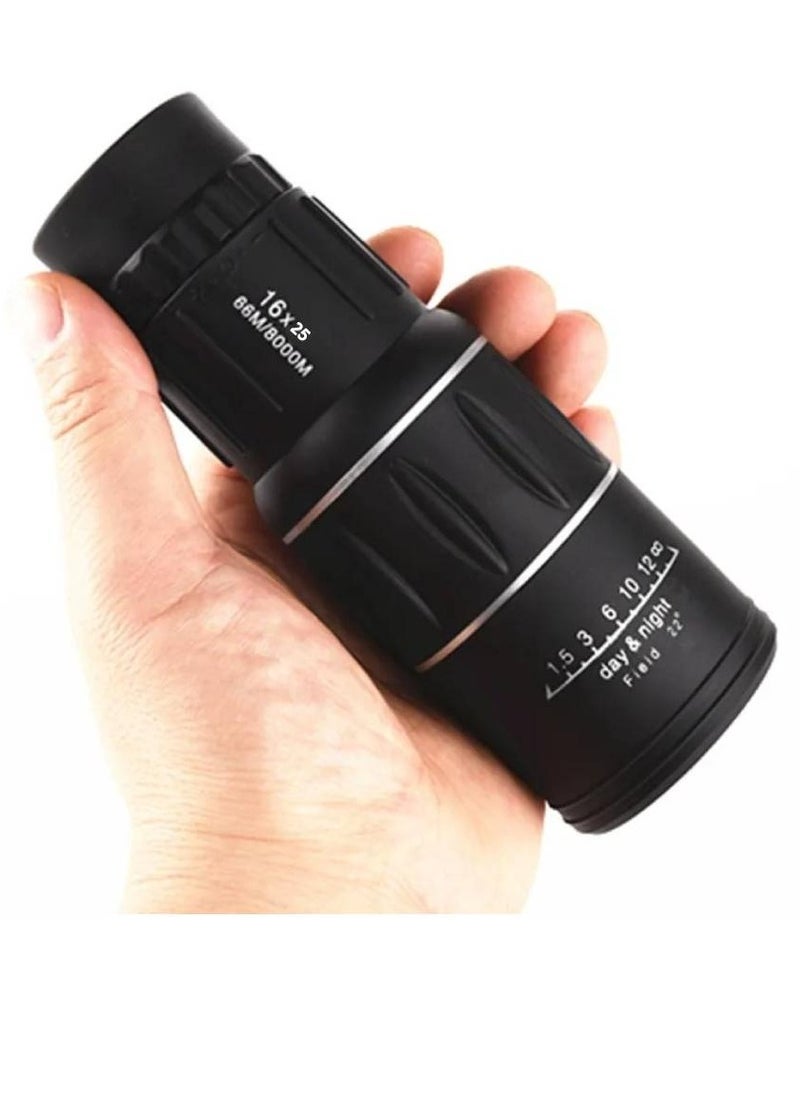 GENNEXT Monocular Telescope 16X25 Monocular Waterproof High Definition Telescope Spotting Scope Phone Photography Adapter For Bird Watching Scenery Monocular Only  - Image 3