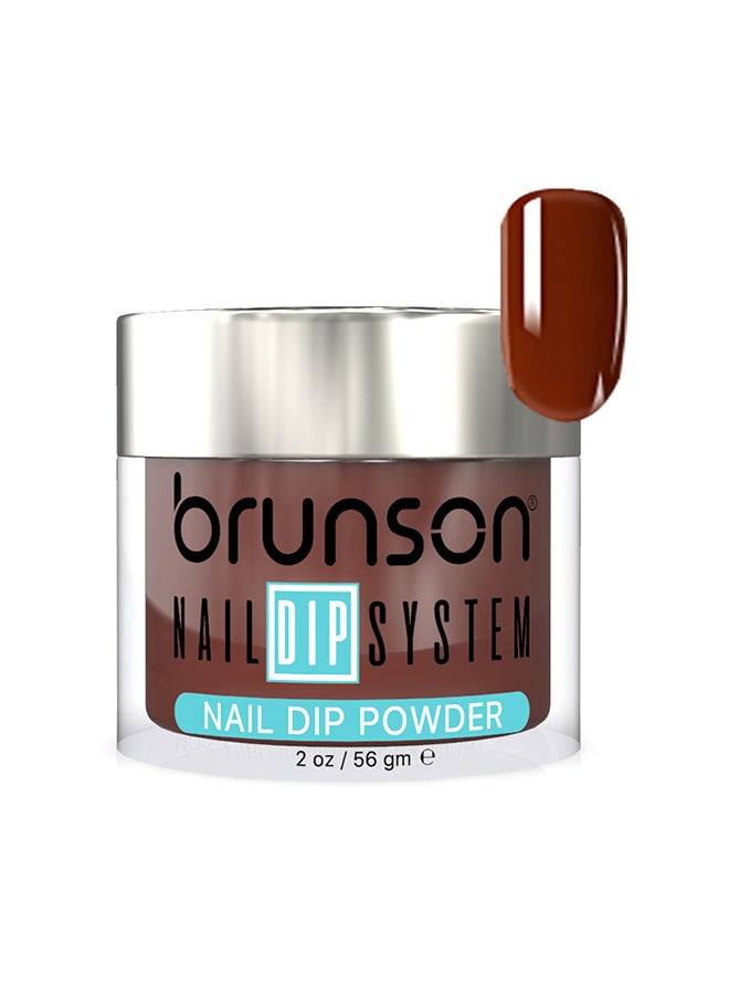 Nail Dip Powder Dip And Buff System Color 56gm, French Nail Art Starter Manicure Salon DIY At Home Odor Free And Long Lasting No Needed Nail Lamp Curing BDK044