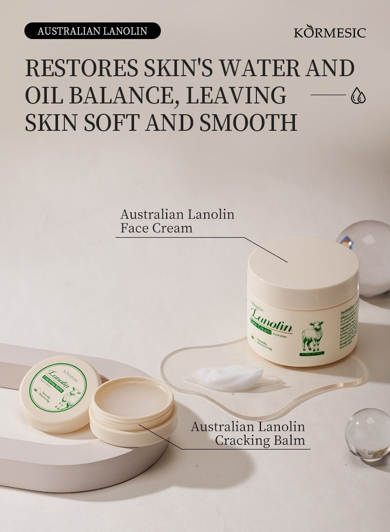 Kormesic Sheep Oil Face Cream 140g | Deep Moisturizing & Skin Repair - Image 3