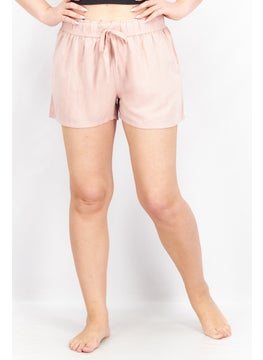 Tchibo Women Solid Basic Shorts, Pink  - Image 1