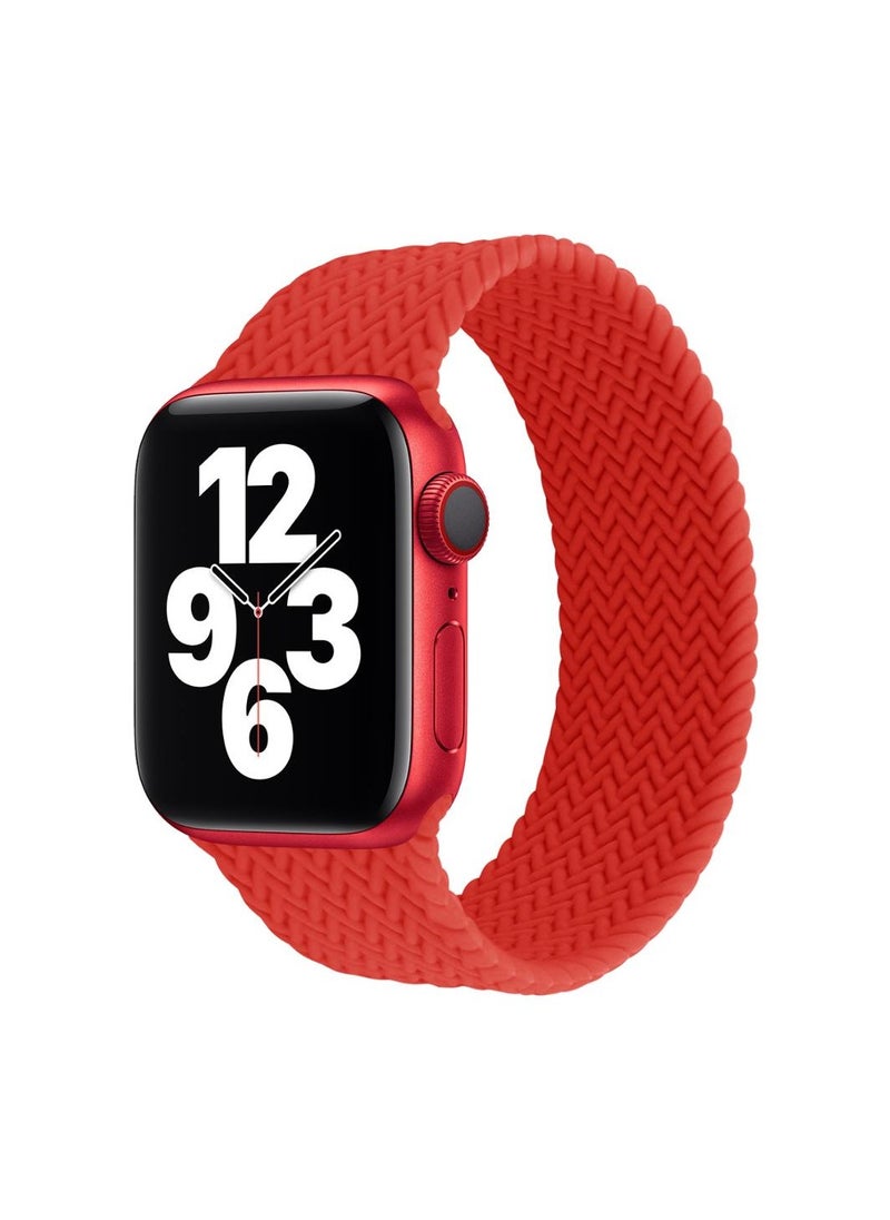 كوتيتشي - حلقة مضفرة من COTEetCI W59 لساعة Apple مقاس 42/44/ملم باللون الأحمر (WH5303-RD) - Image 1
