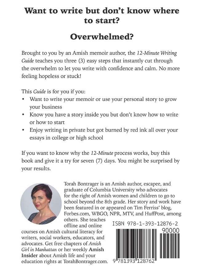 12-Minute Writing Guide - How to Start a Memoir & Gain Confidence When You're Not a Writer: 30-Day Memoir Writing for Beginners - Image 2