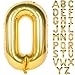 CHANGZHONG Letter Balloons 40 Inch Giant Jumbo Helium Foil Mylar for Party Decorations Gold O - Image 4
