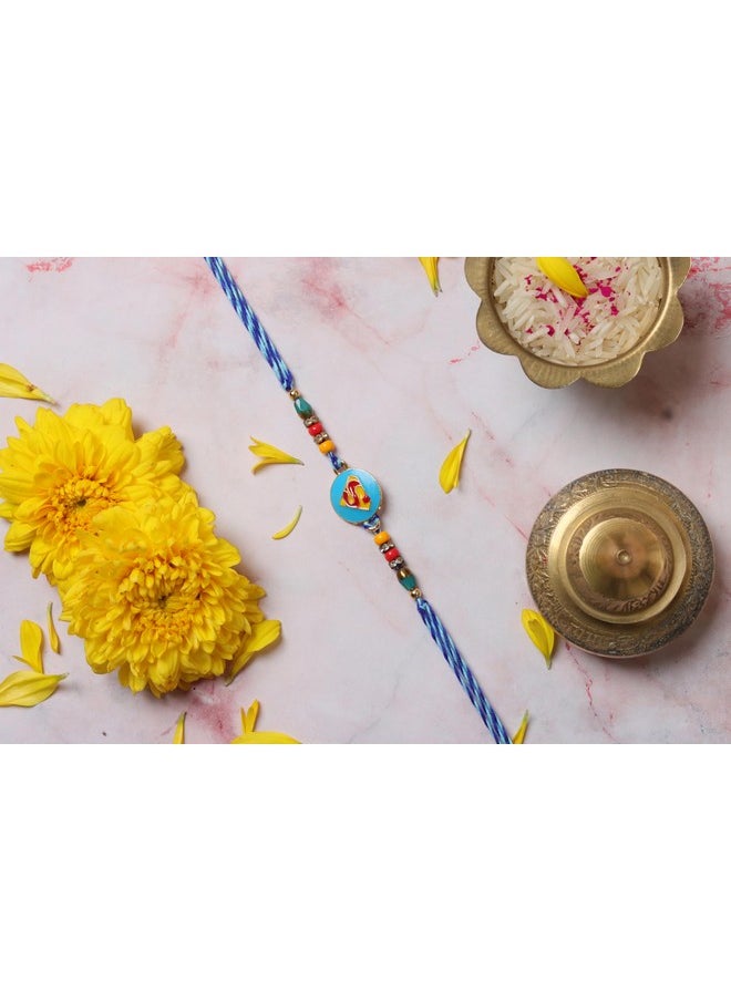 CHERKRAFT - CHERKRAFT Rakhi for Small Brother Superhero Rakhi/Cartoon Rakhi for Small Bhai Bro Rakhi Thread (Design 7, Standard) - Image 1