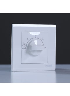 DANUBE HOME Milano 100W Step Fan Regulator Modular Fan Regulator 4-Steps Manual Control Regulator Switch For Home Mpw  - Image 1