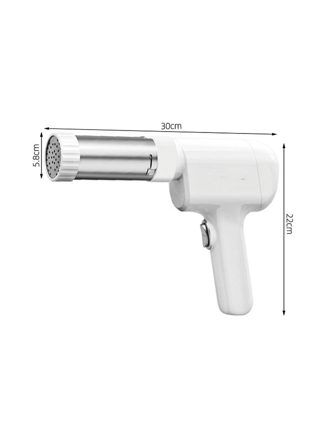Generic - Handheld Electric Pasta Maker, 5-in-1 Cordless Pasta Maker Machine, Portable Noodle Maker with Dough Cutter, Automatic Noodle Press Machine, Homemade Spaghetti Maker-White - Image 1