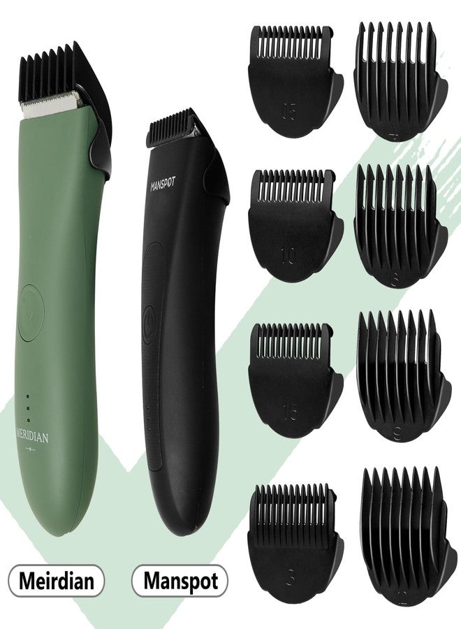CR8GR8 Hair Clipper Guards Guides 8pcs 0.02inch to 0.5Inch(0.5mm-12mm) Fits For Manspot Body Trimmer,Meridian Ball Trimmer Clipper Guard,8 Pack Black - Image 3