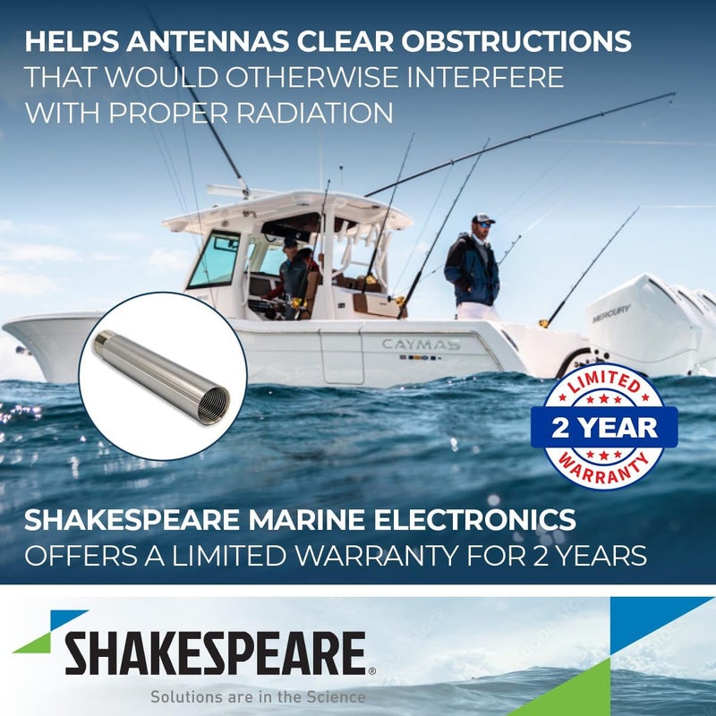 Shakespeare 6-Inch Stainless Steel Extension Pole - Image 4