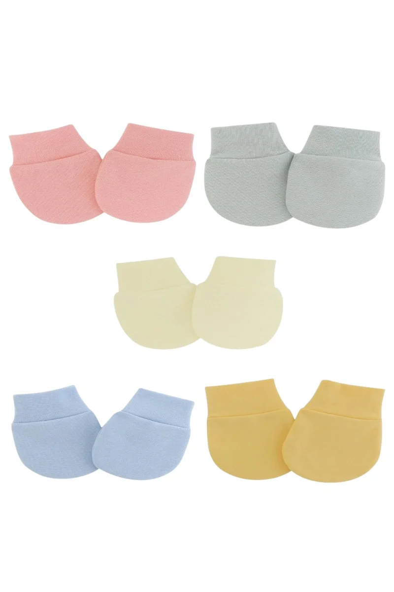 Bambimici Bambimici -  5 pcs Little Snuggles Mittens - Set J