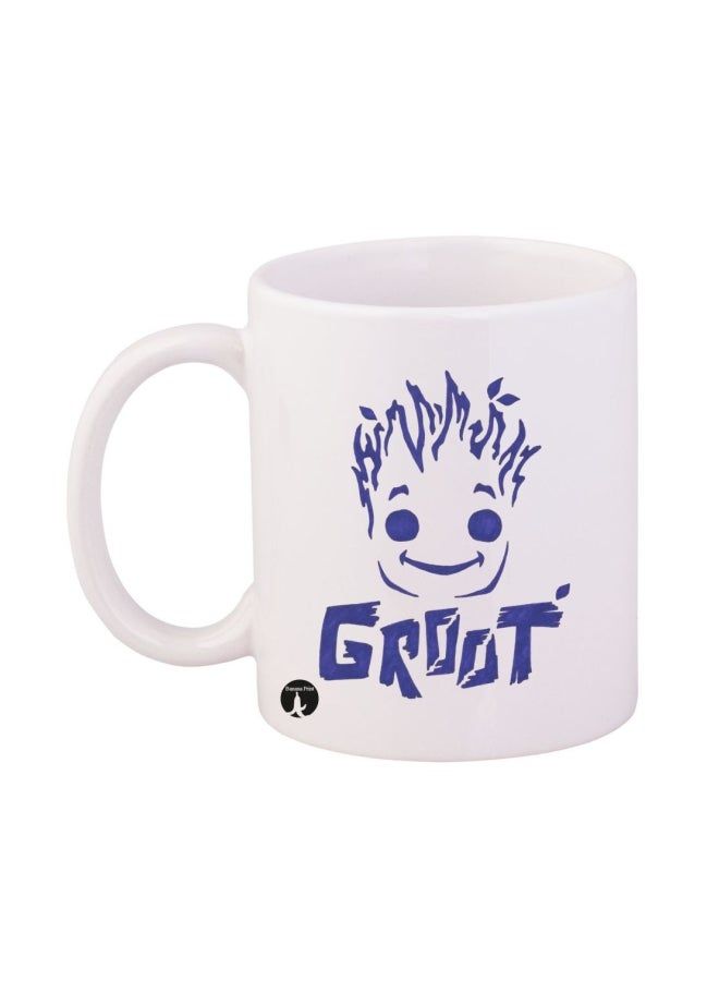 RKN Groot Printed Mug White/Blue 12ounce - Image 1