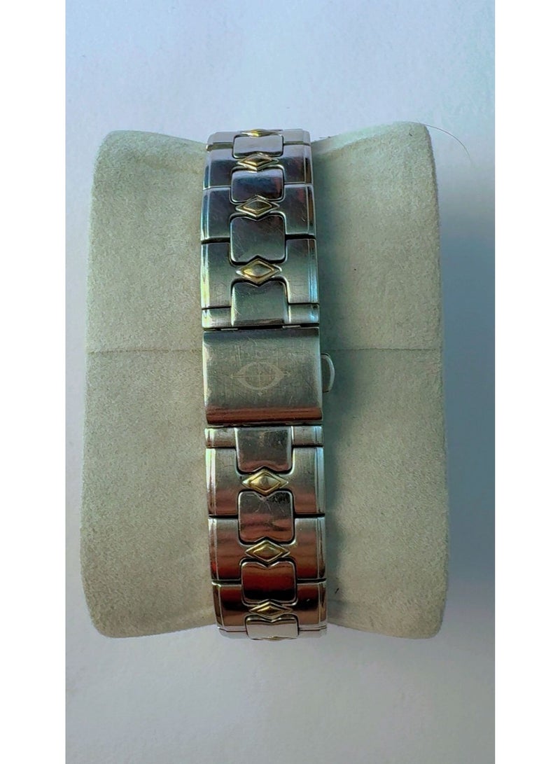 Continental Swiss Made Luxury Women's Watch - Two-Tone Stainless Steel with Sapphire Crystal & Date Window (Pre-Owned, Looks Like Brand New Condition) - Image 5