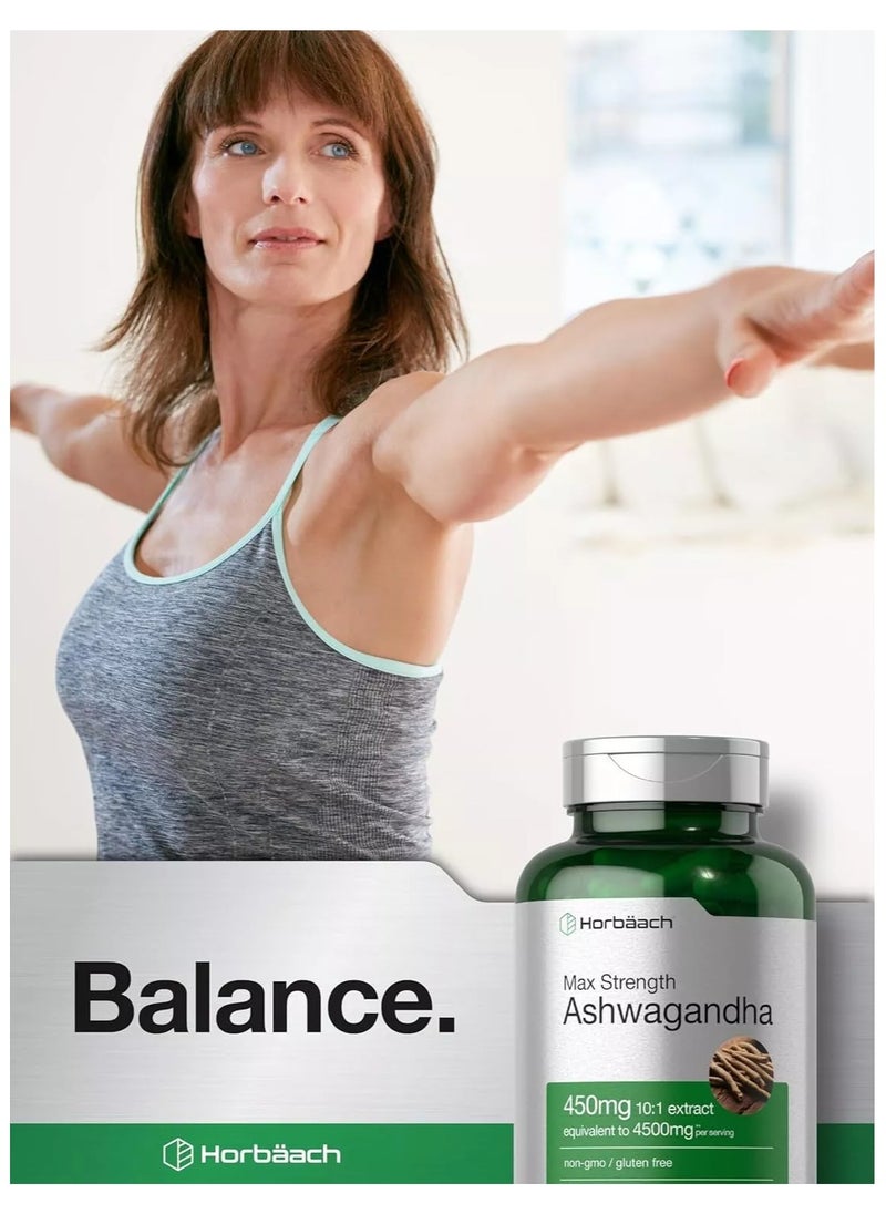 Horbaach - Max Strength Ashwagandha 4500 mg - 120 Capsules - Image 1
