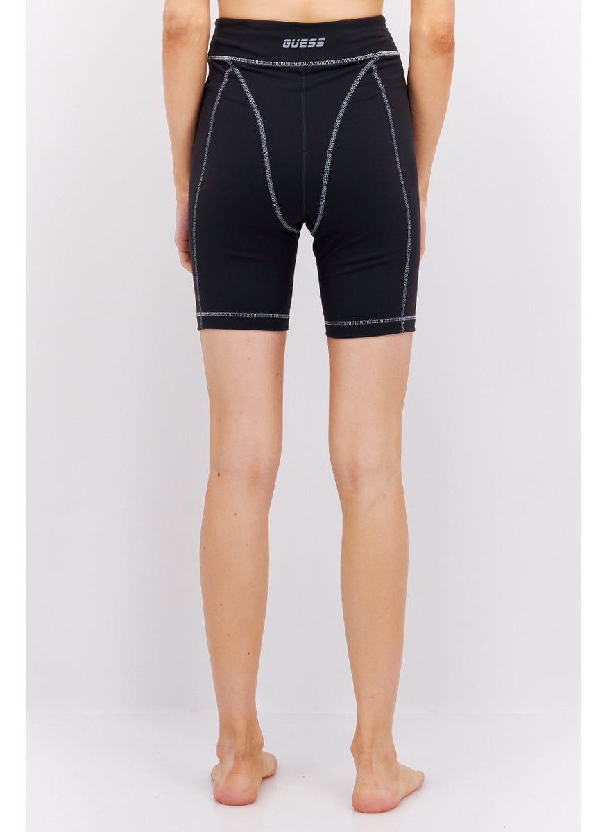 GUESS Women Brand Logo Swimming Shorts, Dark Grey  - Image 3