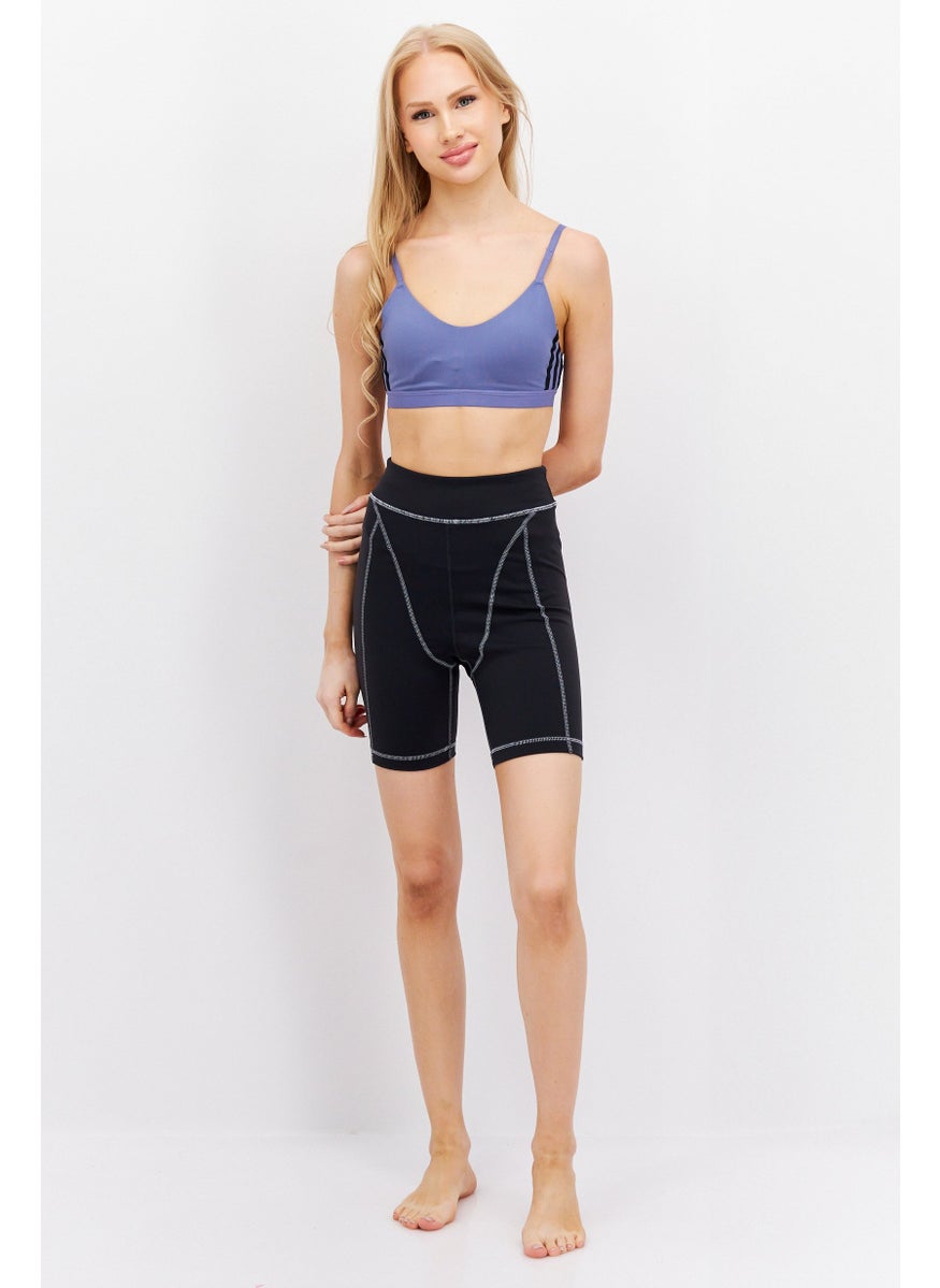 GUESS Women Brand Logo Swimming Shorts, Dark Grey  - Image 4