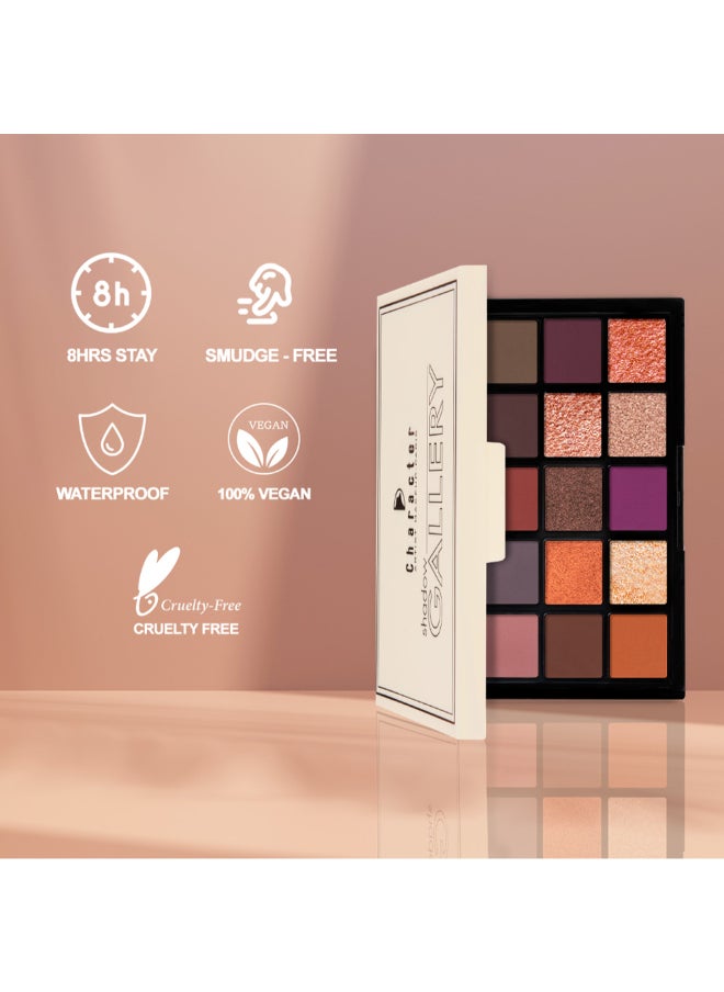 Character Shadow Gallery 20 Color Eyeshadow Palette 1  - Image 3