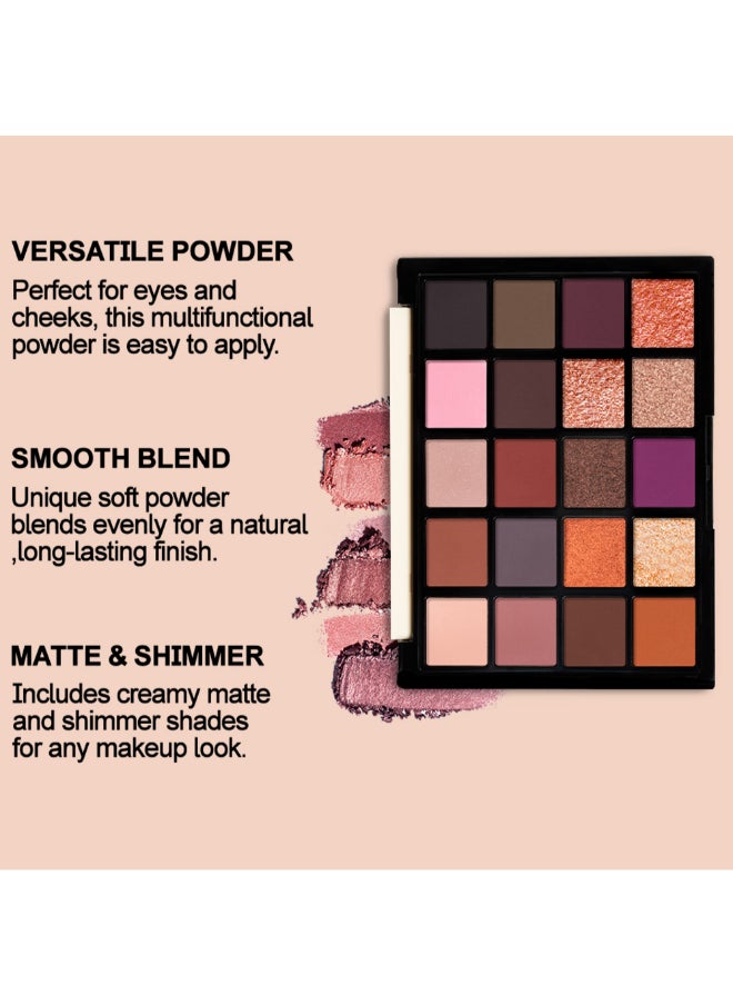 Character Shadow Gallery 20 Color Eyeshadow Palette 1  - Image 4
