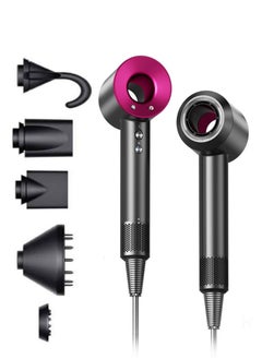 Changli Professional Brushless, Portable Blow Dryer Fast Drying for Salon Look 1600W, 3 Speed,4 Heat Settings with 5 Magnetic attachments for Quick Drying and efficient Styling  - Image 1