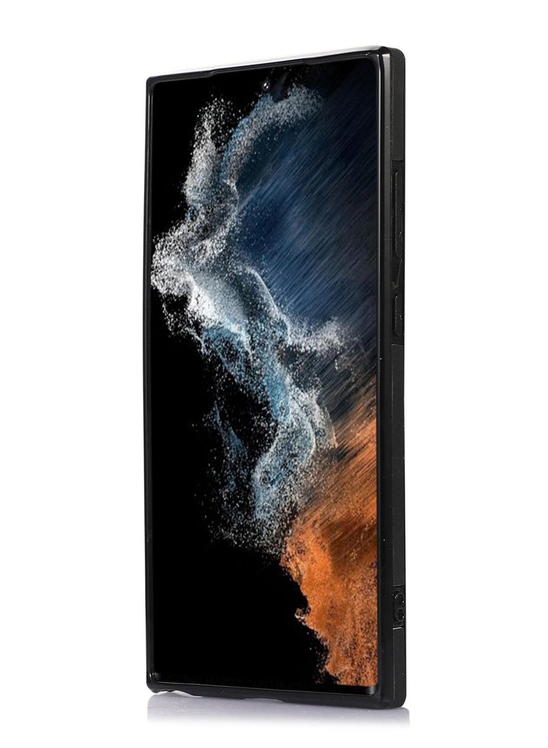 Suteni Back Cover Card Slots Leather Phone Case for Samsung - Image 2