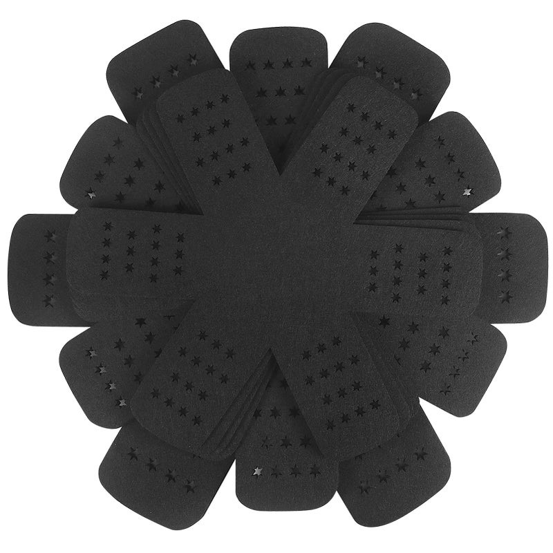 BYKITCHEN BYKITCHEN Pan Protector with Stars Set of 12 and 3 Different Sizes Black Pan Separators Felt Pot Protectors for Stacking and Separating Your Cookware 