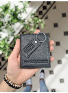VISSO 114 Wallet + Keychain Leather Personalized Set  - Image 1