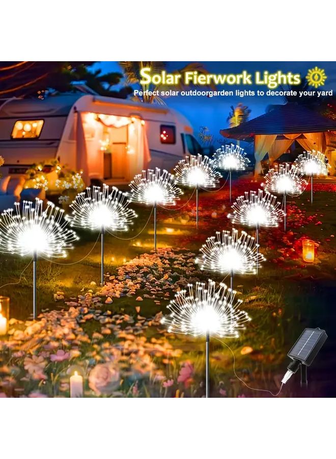 5 قطع 300 مصباح LED أضواء الجنيات الشمسية 8 أوضاع زينة خارجية لحديقة متعددة الألوان - Image 3