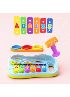 HOLA Hola Pop 'N Play Music Center 3in1 Montessori Toy, Pounding Game, Color Matching, Xylophone, Rainbow Piano Keys, Educational Features for Sensory Development, Hand-Eye Coordination, Early Music Learning 18M+  - Image 5